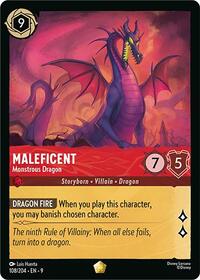 Maleficent, Monstrous Dragon (0108) - Cold Foil