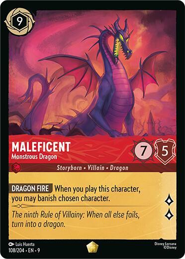 Maleficent, Monstrous Dragon (0108)