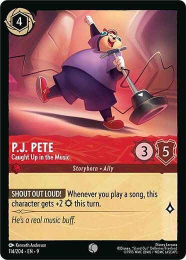 P.J. Pete, Caught Up in the Music (0114) - Cold Foil