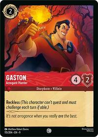 Gaston, Arrogant Hunter (0115)