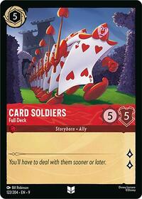 Card Soldiers, Full Deck (0122) - Cold Foil