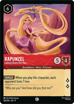 Rapunzel, Letting Down Her Hair (0124) - Cold Foil