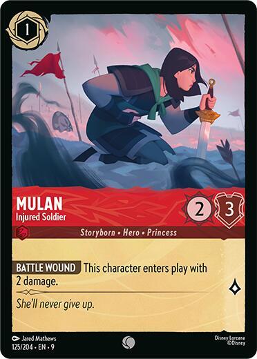 Mulan, Injured Soldier (0125)