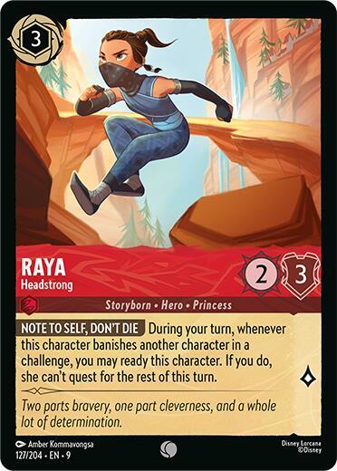 Raya, Headstrong (0127) - Cold Foil