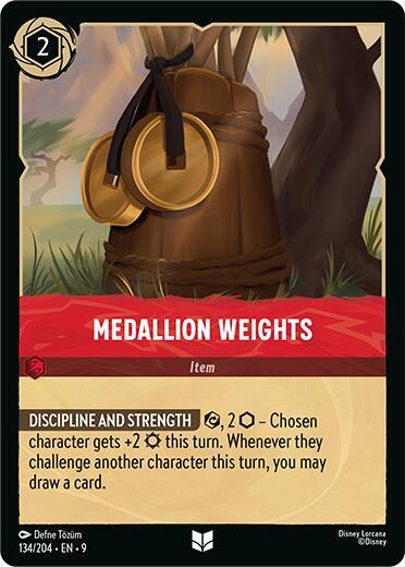 Medallion Weights (0134) - Cold Foil
