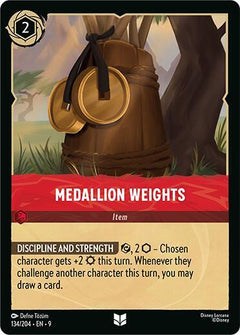 Medallion Weights (0134) - Cold Foil