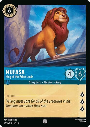 Mufasa, King of the Pride Lands (0144) - Cold Foil