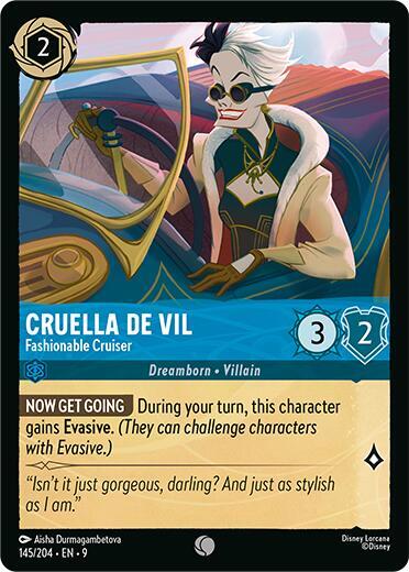 Cruella De Vil, Fashionable Cruiser (0145)