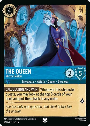 The Queen, Mirror Seeker (0149) - Cold Foil