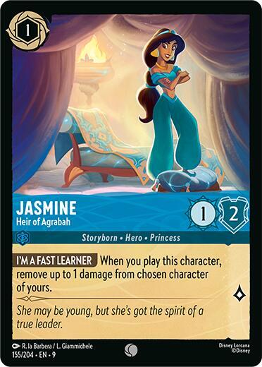 Jasmine, Heir of Agrabah (0155) - Cold Foil