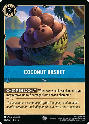 Coconut Basket (0169) - Cold Foil
