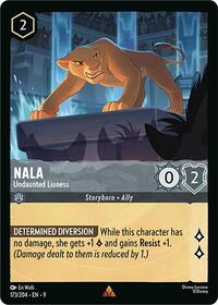 Nala, Undaunted Lioness (0173) - Cold Foil