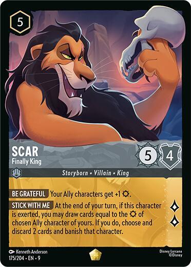 Scar, Finally King (0175) - Cold Foil