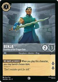 Benja, Guardian of the Dragon Gem (0180) - Cold Foil