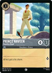 Prince Naveen, Penniless Royal (0182) - Cold Foil