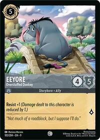 Eeyore, Overstuffed Donkey (0183)