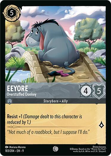 Eeyore, Overstuffed Donkey (0183) - Cold Foil