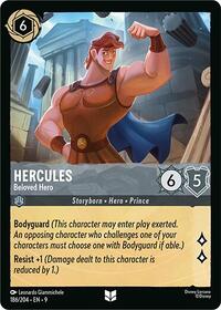Hercules, Beloved Hero (0186) - Cold Foil