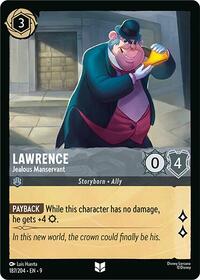 Lawrence, Jealous Manservant (0187) - Cold Foil