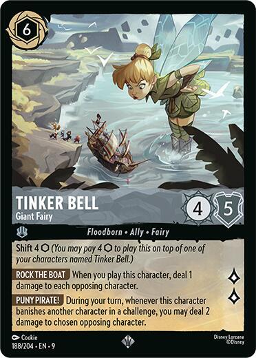Tinker Bell, Giant Fairy (0188) - Cold Foil