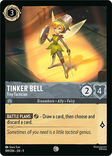 Tinker Bell, Tiny Tactician (0189) - Cold Foil