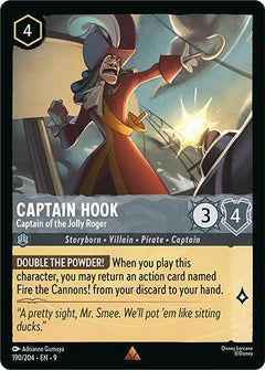 Captain Hook, Captain of the Jolly Roger (0190) - Cold Foil