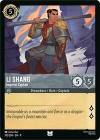 Li Shang, Imperial Captain (0193) - Cold Foil