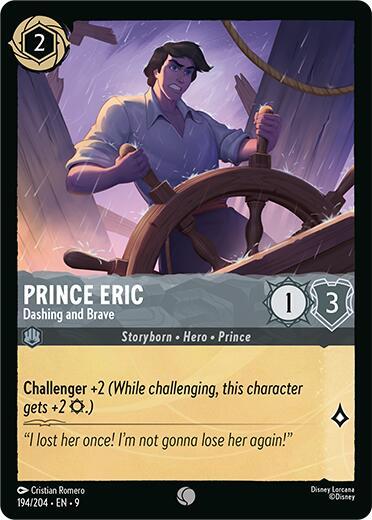Prince Eric, Dashing and Brave (0194) - Cold Foil