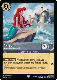 Ariel, Determined Mermaid (0196) - Cold Foil