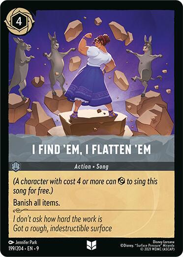 I Find 'Em, I Flatten 'Em (0199) - Cold Foil