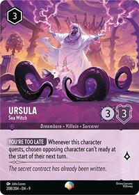 Ursula, Sea Witch (0208) - Rainbow Foil