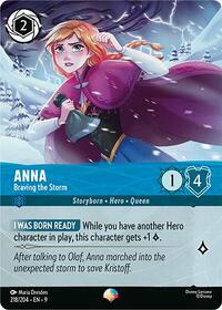 Anna, Braving the Storm (0218) - Rainbow Foil