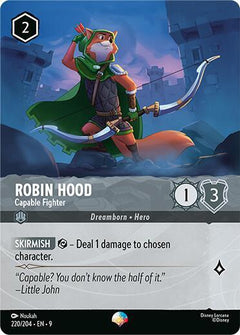 Robin Hood, Capable Fighter (0220) - Rainbow Foil