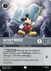 Mickey Mouse, Standard Bearer (0221) - Rainbow Foil