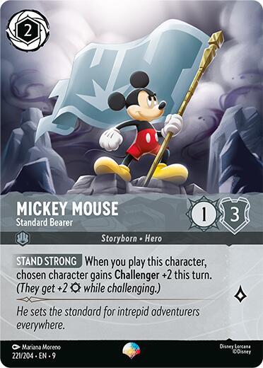 Mickey Mouse, Standard Bearer (0221) - Rainbow Foil