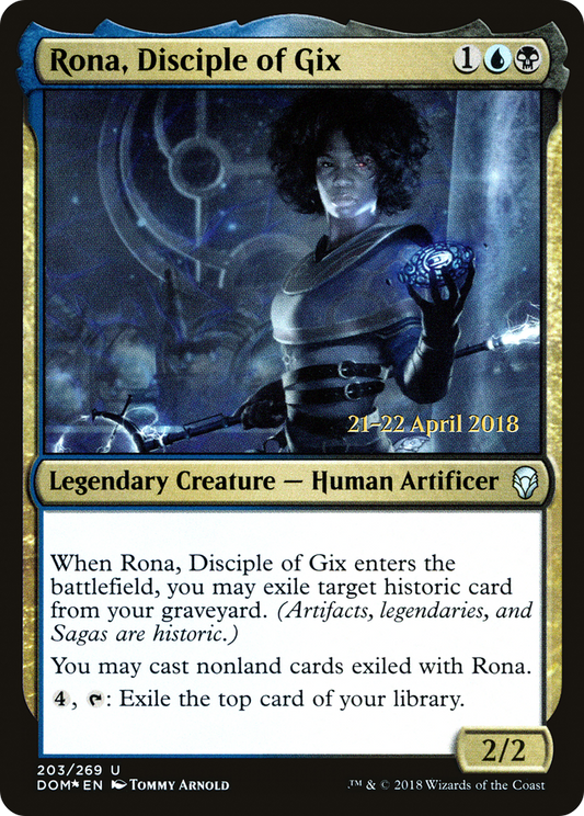Rona, Disciple of Gix (203) (Prerelease) - Foil