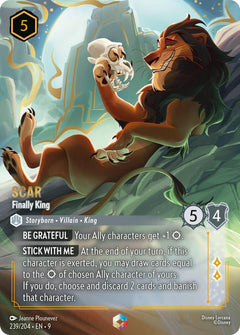 Scar, Finally King (0239) - Satin Holographic Foil