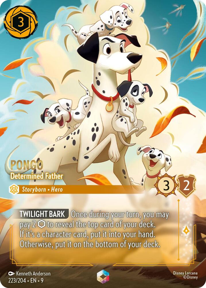 Pongo, Determined Father (0223) - Satin Holographic Foil