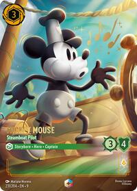 Mickey Mouse, Steamboat Pilot (0231) - Satin Holographic Foil