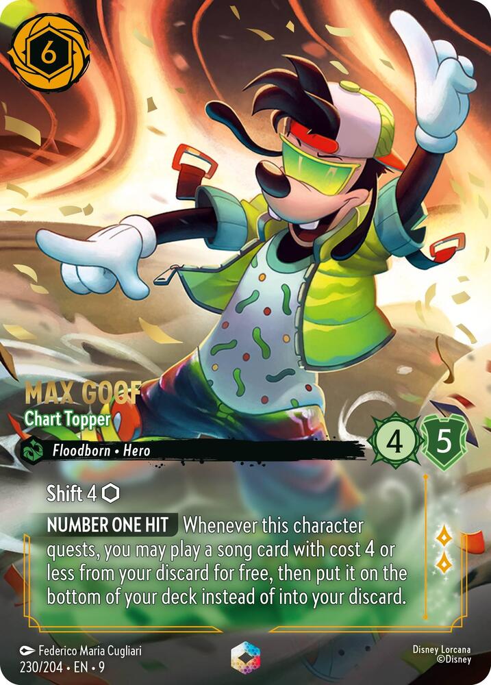 Max Goof, Chart Topper (0230) - Satin Holographic Foil