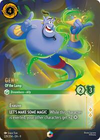 Genie, Of the Lamp (0229) - Satin Holographic Foil