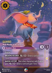 Dumbo, Ninth Wonder of the Universe (0228) - Satin Holographic Foil