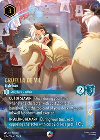 Cruella De Vil, Style Icon (0236) - Satin Holographic Foil