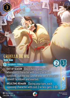 Cruella De Vil, Style Icon (0236) - Satin Holographic Foil