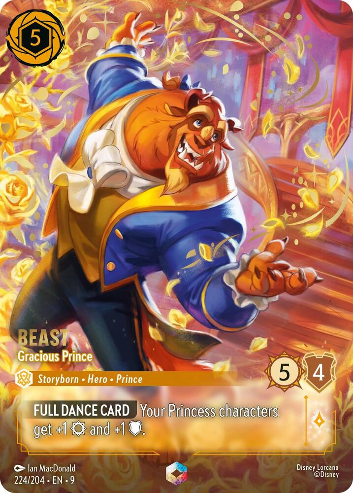 Beast, Gracious Prince (0224) - Satin Holographic Foil