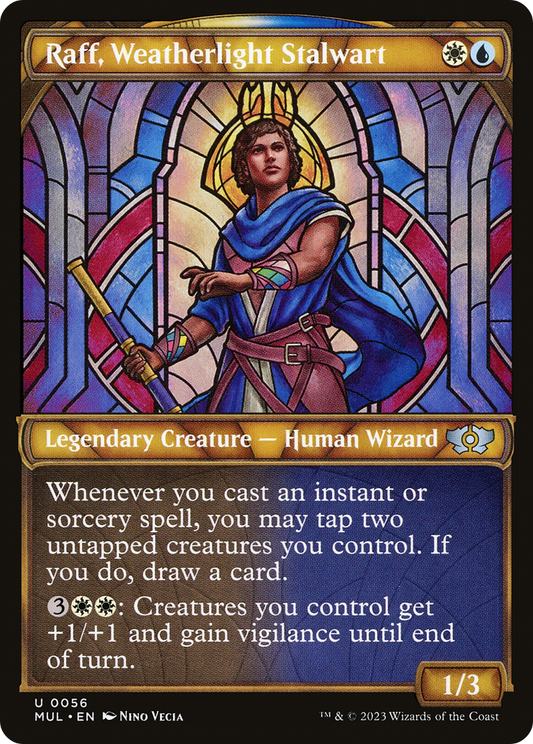 Raff, Weatherlight Stalwart (0056) (Showcase) - Foil