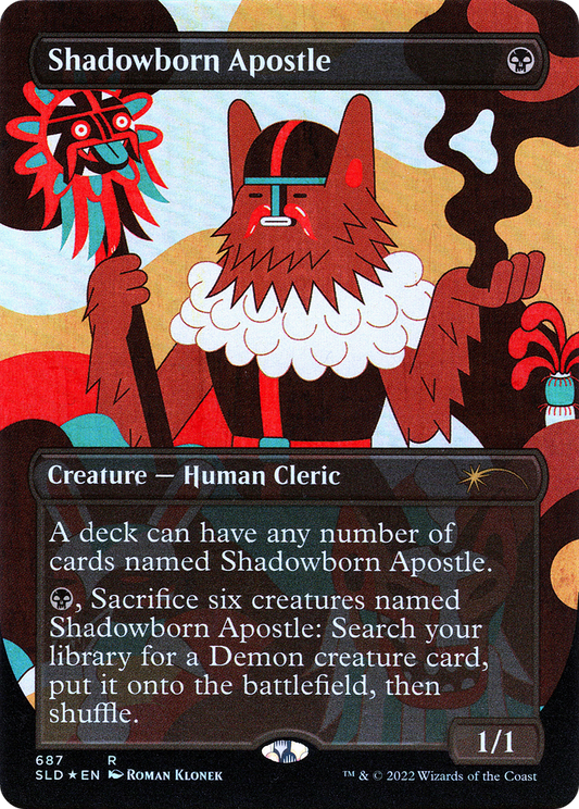 Shadowborn Apostle (687) (Borderless) - Foil
