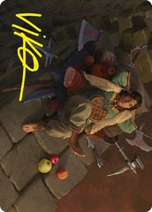 Merry, Warden of Isengard (65/81) Art Card (ALTR) - Gold-Stamped Signature