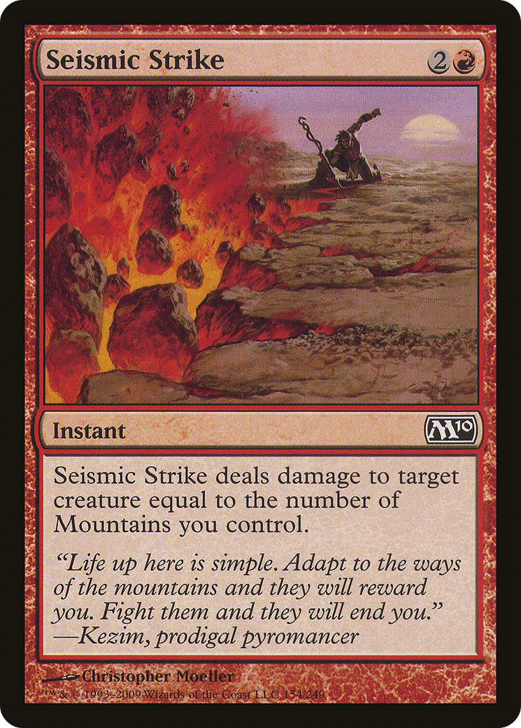 Seismic Strike - Foil