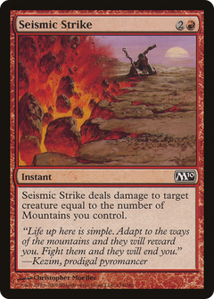 Seismic Strike - Foil